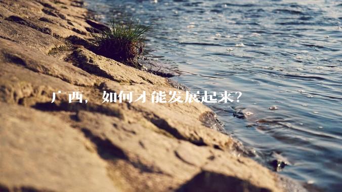 广西，如何才能发展起来？