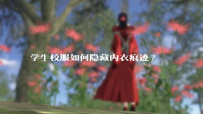 学生校服如何隐藏内衣痕迹?